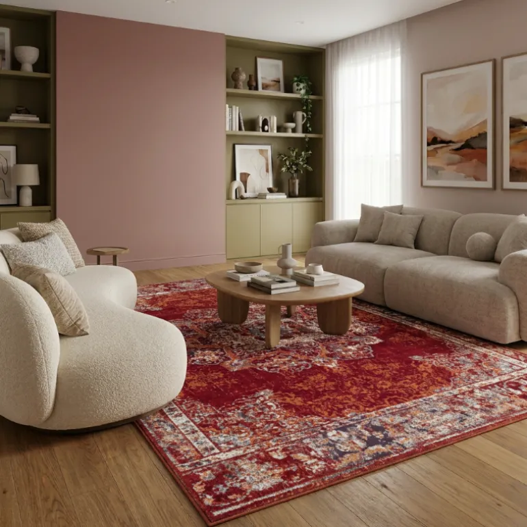 Vloerkleed Maderno - Rood