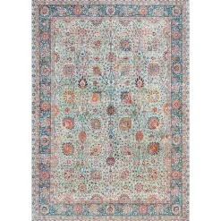 Vloerkleed Mahal - Turquoise