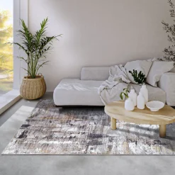 Vloerkleed Malard - Grijs/Geel