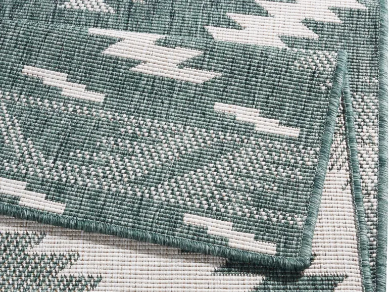 Vloerkleed Malibu Rechthoekig - Groen creme