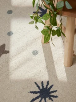 Vloerkleed Moony Rechthoekig - Creme Multicolor