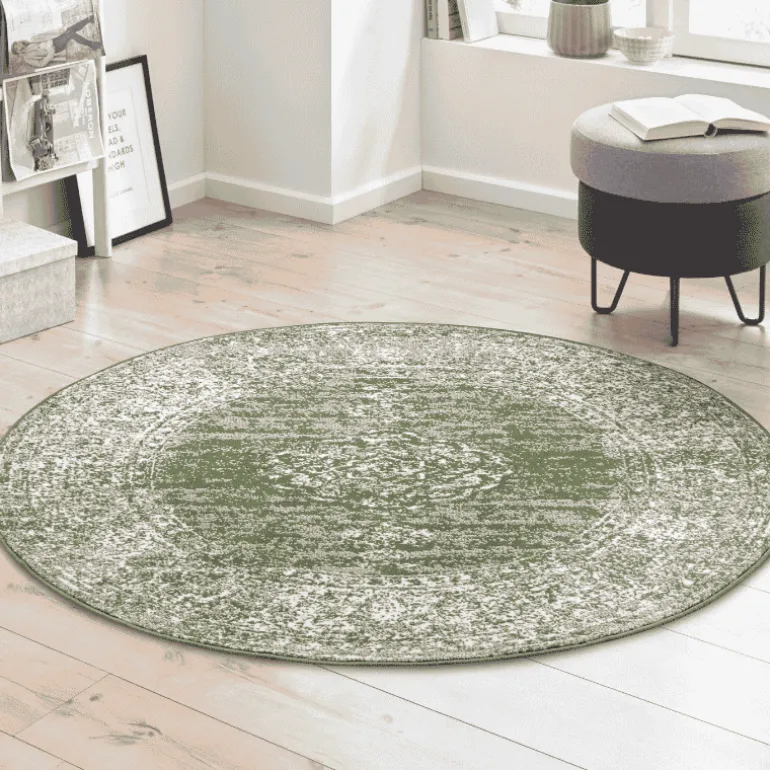 Vloerkleed Méridional Rond - Groen