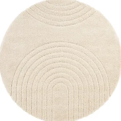 Vloerkleed Norwalk Rond - Crème