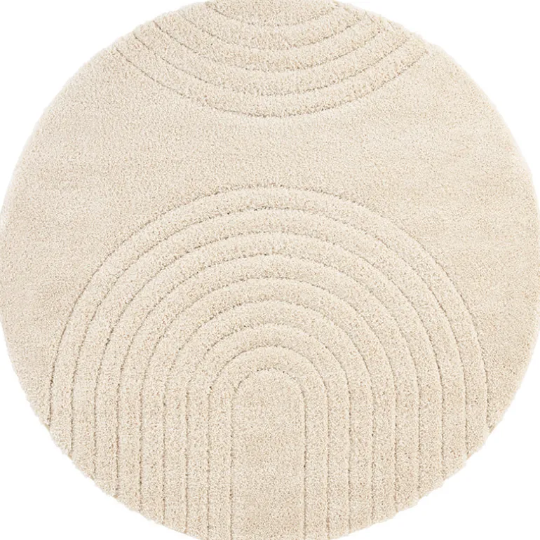 Vloerkleed Norwalk Rond - Crème