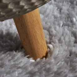 Vloerkleed Olaf Rond - Lichtgrijs