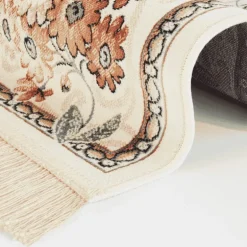 Vloerkleed Oriental Flowers - Crème