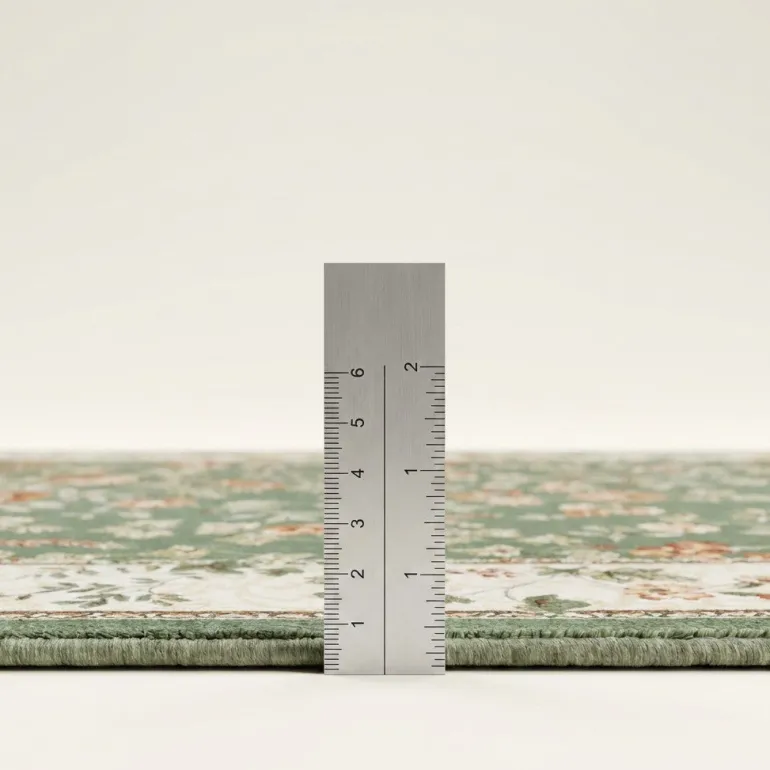 Vloerkleed Oriental Flowers - Groen