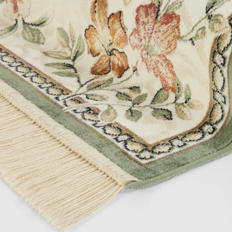 Vloerkleed Oriental Flowers - Groen