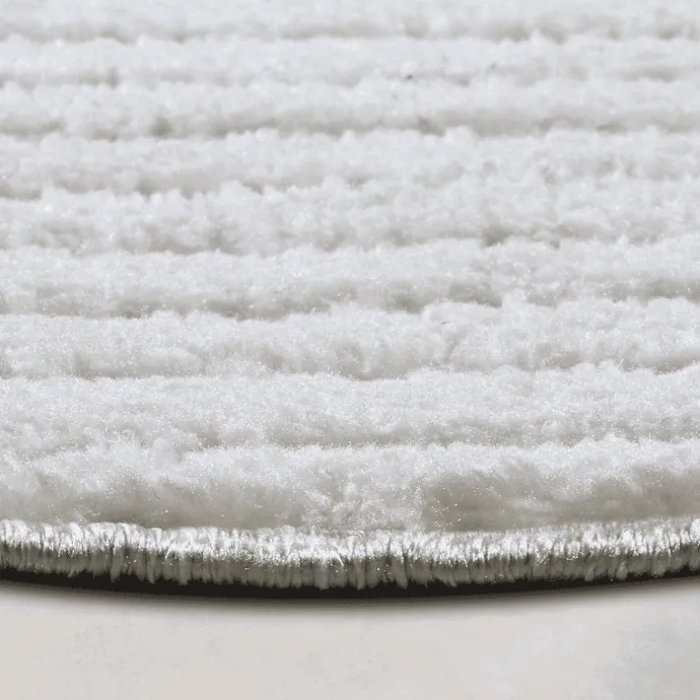 Vloerkleed Panglao Rond - Wit