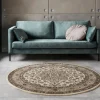 Vloerkleed Parun Tabriz Rond - beige