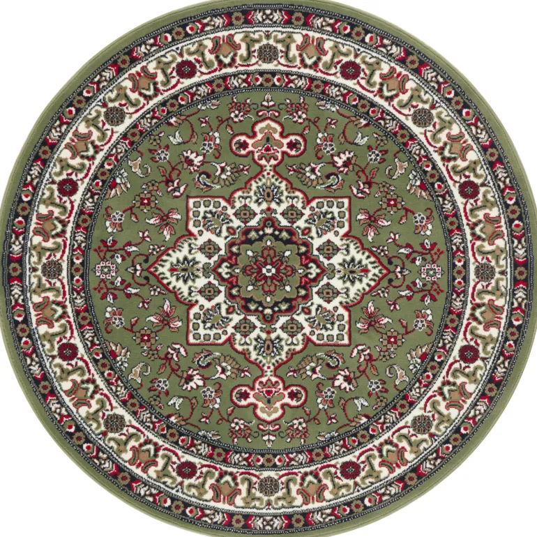 Vloerkleed Parun Tabriz Rond - groen