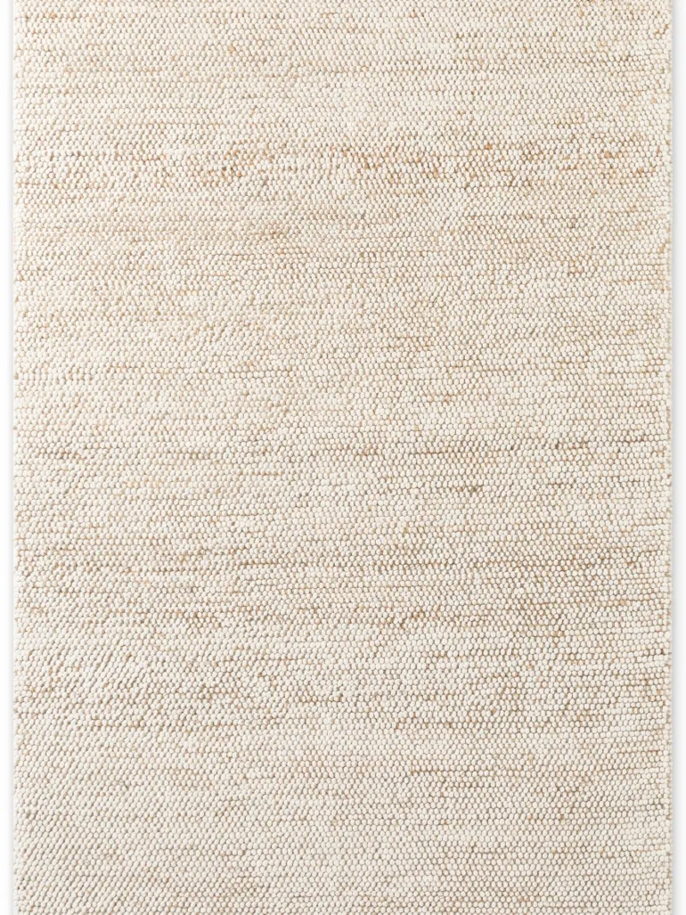 Vloerkleed Peas Rechthoekig - Creme beige