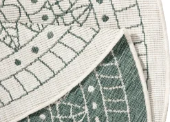 Vloerkleed Porto - groen, creme