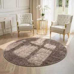 Vloerkleed Prisma Rond - Beige