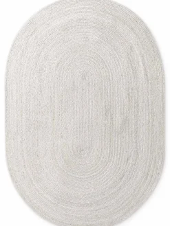 Vloerkleed Rangpur Ovaal - Wit