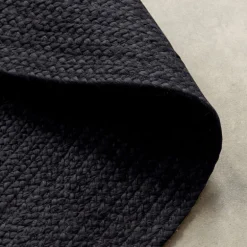 Vloerkleed Rangpur Rond - Zwart