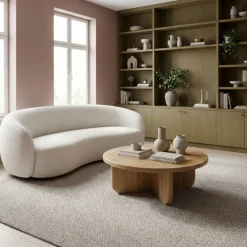 Vloerkleed Rocco - Beige/Grijs