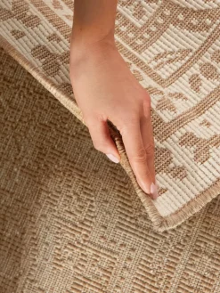Vloerkleed Rosel Rechthoekig - Jute wit