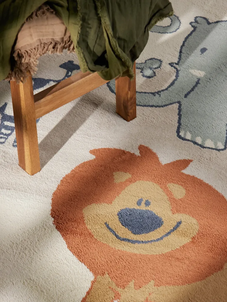 Vloerkleed Savanna Rechthoekig - Creme Multicolor