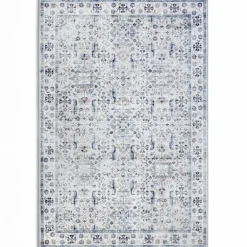 Vloerkleed Saveh - Creme/blauw