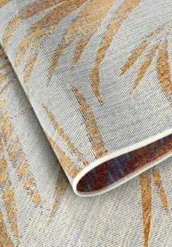 Vloerkleed Teppich Leonie Rechthoekig - Crème/Goud