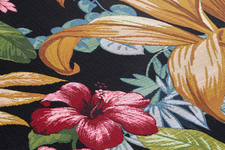 Vloerkleed Tropical Flowers Rechthoekig - Kleurrijk