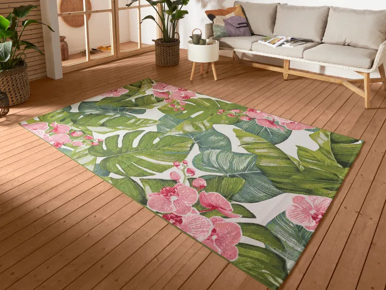 Vloerkleed Tropical Rechthoekig - Kleurrijk