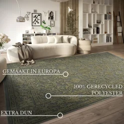 Vloerkleed Vintage Amber - Groen