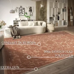 Vloerkleed Vintage Amber - Koper