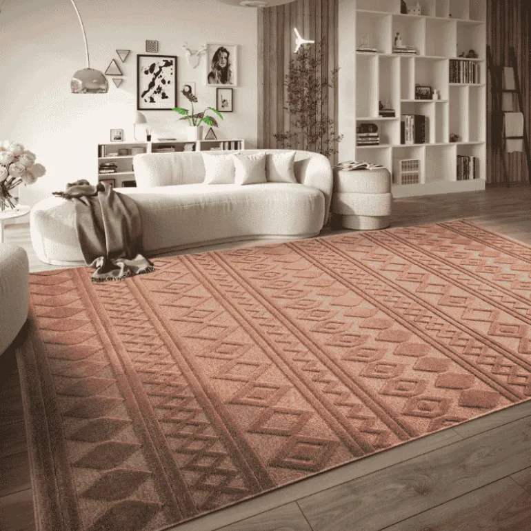 Vloerkleed Vintage Catherine - Koper