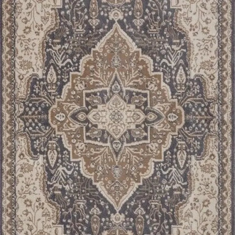 Vloerkleed Vintage Genevieve - Beige/Grijs