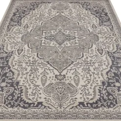 Vloerkleed Vintage Genevieve - Grijs