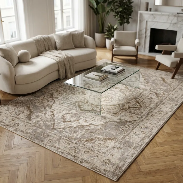 Vloerkleed Vintage Sand - Beige