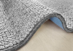 Vloerkleed Wolly Bedomranding - Grijs
