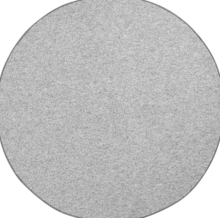Vloerkleed Wolly Rond - Grijs