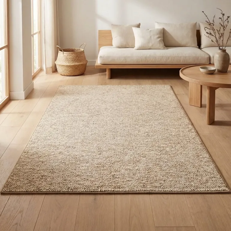 Vloerkleed Wool - Beige