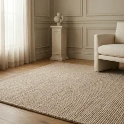 Vloerkleed Wool - Beige