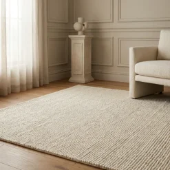 Vloerkleed Wool - Creme