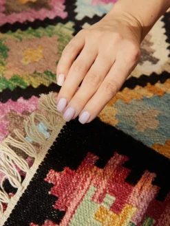 Vloerkleed Zara Rechthoekig - Zwart Multicolor