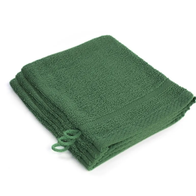 VOORDEEL Badtextielset - Groen, Grijs en Terra