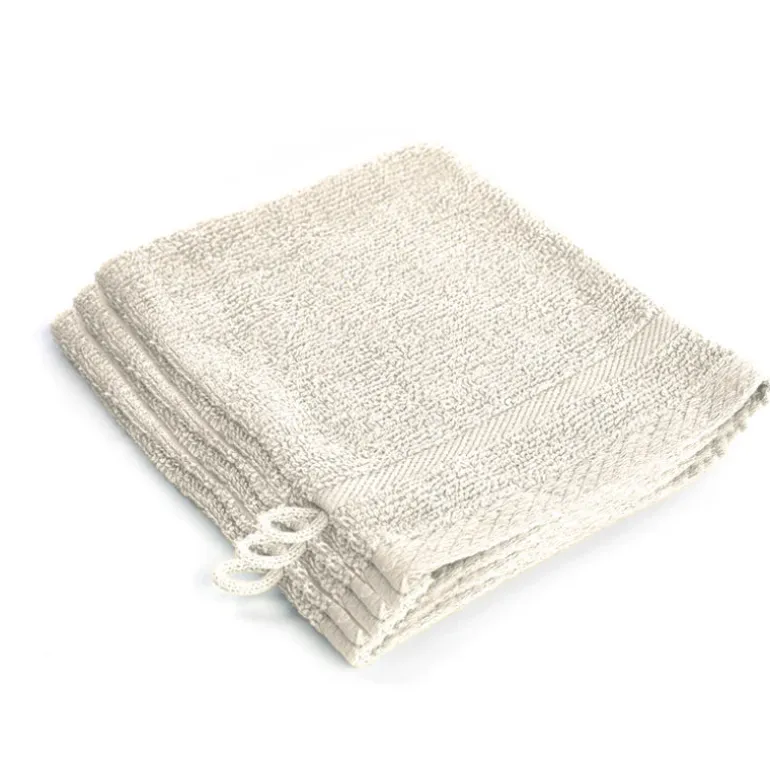 VOORDEEL Badtextielset - Taupe, Creme en Zwart