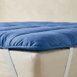 Wasbare Topper & Hoeslaken in 1 - Blauw
