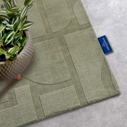 Wollen Vloerkleed Alexis - Groen
