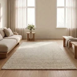 Wollen Vloerkleed Francois - Creme