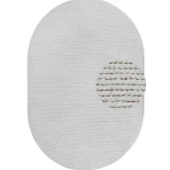 Wollen Vloerkleed Francois Ovaal - Creme