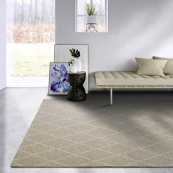 Wollen Vloerkleed Maria - Beige
