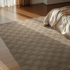 Wollen Vloerkleed Scala - Grijs / Beige