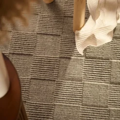 Wollen Vloerkleed Scala - Grijs / Beige