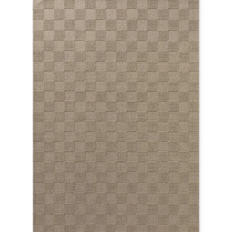 Wollen Vloerkleed Scala - Grijs / Beige