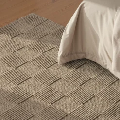 Wollen Vloerkleed Scala - Grijs / Beige